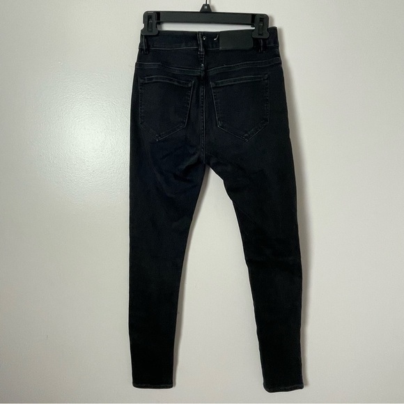 All Saints Reyna High Rise Skinny Jeans – Black, Size 26 - Picture 5 of 12